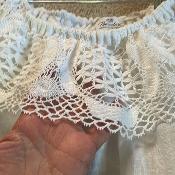 Handmade linen & lace dress from Italy - Picture 14 of 14